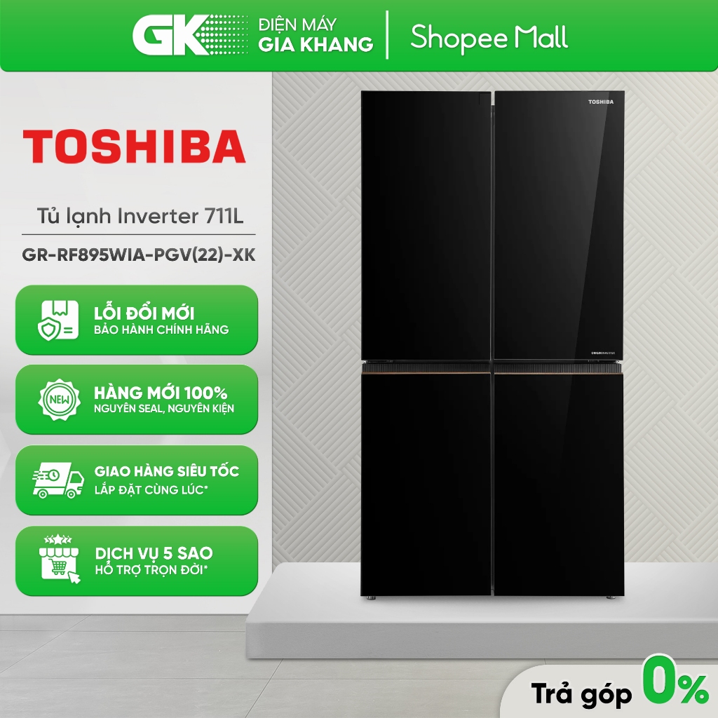 Tủ Lạnh Toshiba NaturePURE 711L GR-RF895WIA-PGV(22)-XK - TSmartLife - Quản Lý Từ Xa [Freeship HCM]