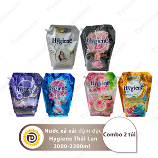 (Combo 2 Túi Lớn) Nước Xả Vải Hygiene Thái Lan Đậm Đặc Dung Tích 2000-2200ml/Túi