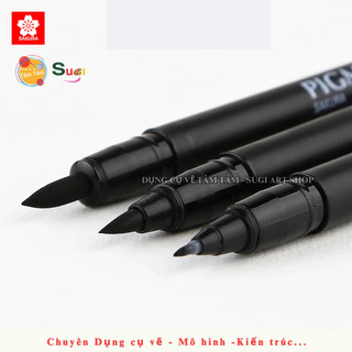 [ TÂM TÂM ] Bút đầu cọ Sakura Pigma Brush, Pigma Sakura Nhật