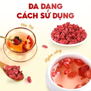 Sơn thù du 500g, đã tách hạt, khô, thơm, đỏ đẹp, hỗ trợ giảm tiểu đêm, tốt cho thận