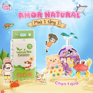 [1A] COMBO 01 BỊCH TÃ VIỆT AMOR NATURAL dán/quần,Bỉm Việt chất lượng, mỏng, nhẹ,thấm tốt size NB/S/M/L/XL/XXL/XXXL/XXXXL