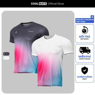 Combo 2 Áo thun thể thao chạy bộ AirRush Gradient thấm hút tốt thoáng khí Coolmate