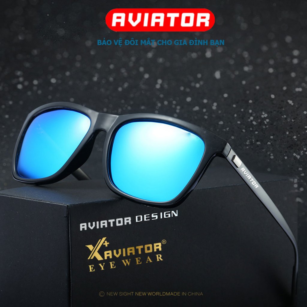 [SALE SỐC] KÍNH MẮT CAO CẤP AVIATOR A387 mắt kính phân cực polarized, CHỐNG TIA UV CHUẨN 400