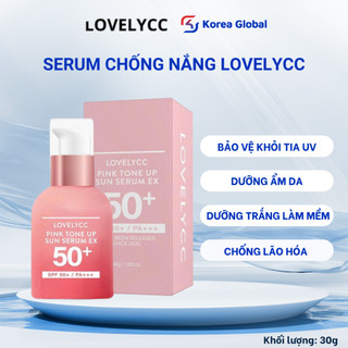  Serum Chống Nắng Nâng Tông LOVELYCC 30g – Hồng Tự Nhiên Chống Nắng Mạnh Dưỡng Mịn Da 