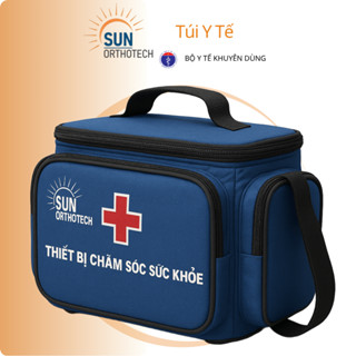   ƯU ĐÃI LỚN  Túi Đựng Thuốc Y Tế SunOrthotech 1 Ngăn Lớn Và 3 Ngăn Nhỏ Phù Hợp Sơ Cứu Tại Nhà 