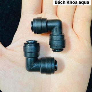 Co nối góc nhựa – nối ống khí bể cá, phụ kiện thủy sinh giúp dây khí đi góc vuông, không bị gập