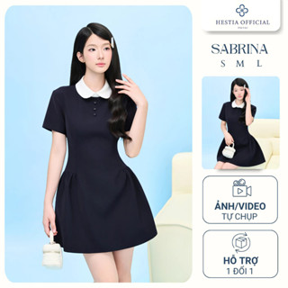 Váy Tiểu Thư Hestia Đầm Thiết Kế Sang Chảnh Cổ Trắng Đầm Dự Tiệc - Sabrina Dress