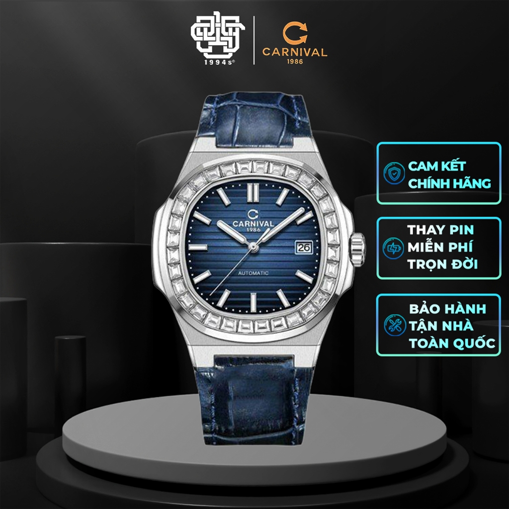 Đồng Hồ Nam CARNIVAL 8108G-VT-DD-X Hàng Chính Hãng