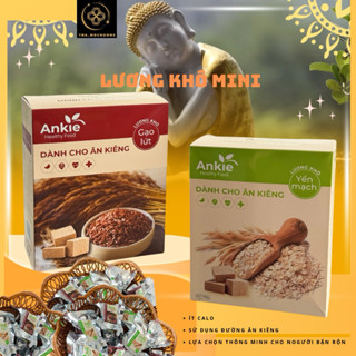   Hộp 750g  Lương Khô Ăn Kiêng ANKIE Vị Gạo Lứt ,Thực Phẩm Giảm Cân Phù Hợp Người Tiểu Đường 