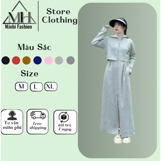  Áo chống nắng toàn thân 2 lớp croptop,Áo choàng toàn thân umi chất đẹp 