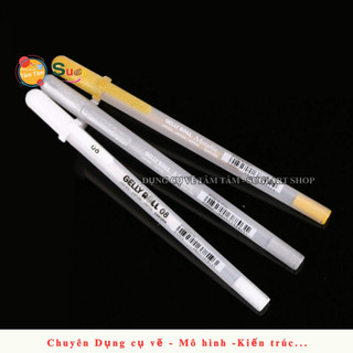 Bút Trắng Sakura , Bút Nhũ Vàng , Nhũ Bạc Sakura , Gelly roll Sakura - [ Tâm Tâm ]