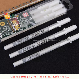 Bút Trắng Sakura , Bút Nhũ Vàng , Nhũ Bạc Sakura , Gelly roll Sakura - [ Tâm Tâm ]