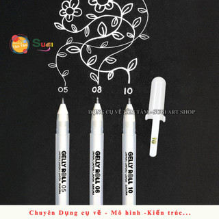 Bút Trắng Sakura , Bút Nhũ Vàng , Nhũ Bạc Sakura , Gelly roll Sakura - [ Tâm Tâm ]
