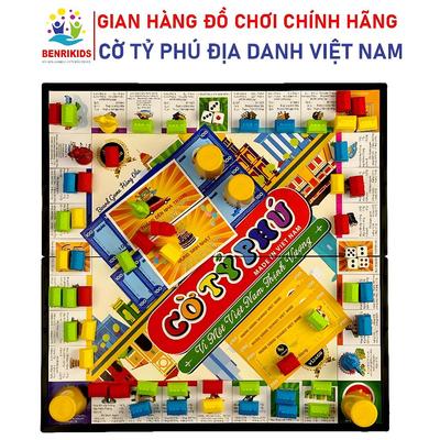 Đồ Chơi Cờ Tỷ Phú BENRIKIDS Bản Tôi Yêu Việt Nam Chính Hãng Cho Bé Tập Làm Giàu