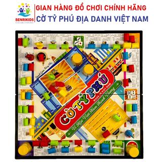  Đồ Chơi Cờ Tỷ Phú BENRIKIDS Bản Tôi Yêu Việt Nam Chính Hãng Cho Bé Tập Làm Giàu 