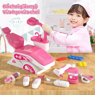 Bộ Đồ Chơi Bác Sĩ Nha Khoa Có Ghế Nằm Sang Trọng Mô Phỏng Như Thật Hoạt Hình Dễ Thương đồ chơi đóng vai Cho bé 