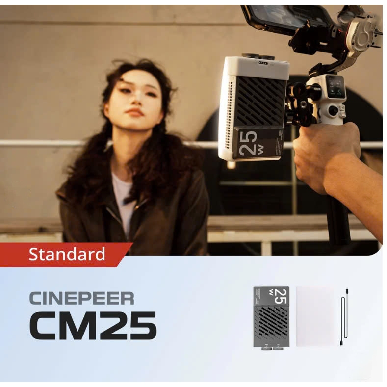 Đèn Led Mini 25W Zhiyun CINEPEER CM25 Video Light - Mới