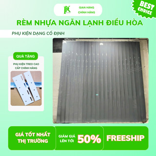  Rèm Nhựa Ngăn Lạnh PVC Màu Ghi Xám Ngăn thoát nhiệt điều hòa - Hàng chính hãng 