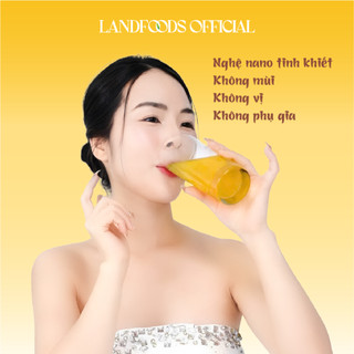  Nghệ Nano Curcumin Tinh Khiết LANDFOOD'S Dạng Nước Thuần Khiết Không nóng Không phụ gia GMP ISO 
