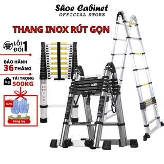 Thang Rút Nhôm Inox Chữ A Chữ I Nhập Khẩu Thang Rút Đôi Đơn Chất Liệu Nhôm Inox Cao Cấp