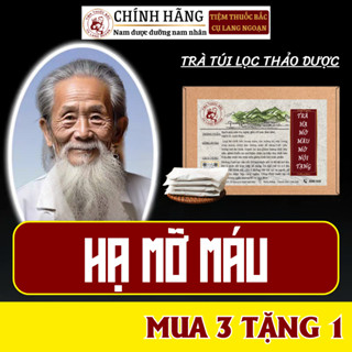 Trà hạ mỡ máu Cụ Lang Ngoạn cải thiện rối loạn tuần hoàn máu, ngăn xơ vữa động mạch, ngừa đột quỵ bịch 30 lọc