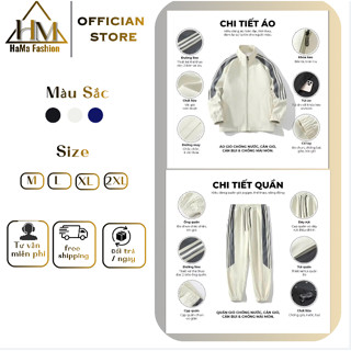  Sét quần áo gió Bộ gió thể thao nam nữ dài 2 lớp chống nước ,chống gió hiệu quả 