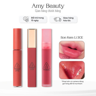  Son Kem Lì 3CE Velvet Lip Tint Walk N Talk   Bitter Hour   Cashmere Nude   Definition   Like Gentle | 3CE Blur 