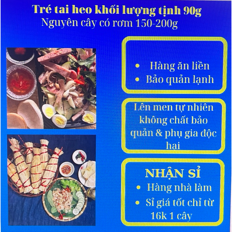 Tré đặc sản bình định tré rơm
