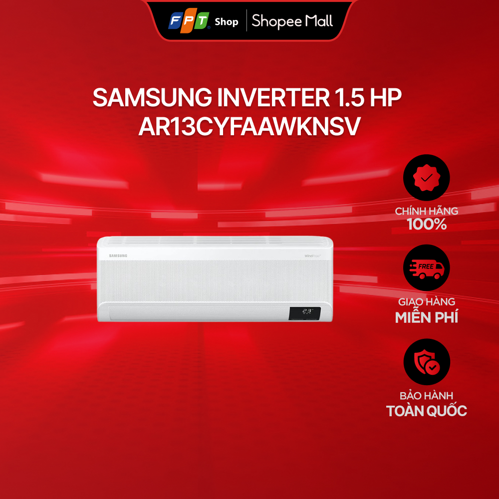 Điều hòa Samsung Inverter 1.5 HP AR13CYFAAWKNSV