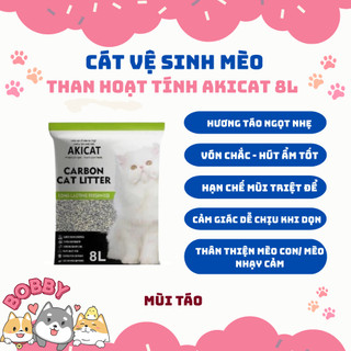 🐾 CÁT VỆ SINH CHO MÈO AKICAT  8L – KHỬ MÙI TỐT, VÓN CỤC NHANH (ĐẶT ĐƠN ĐỪNG QUÁ 8 BAO)