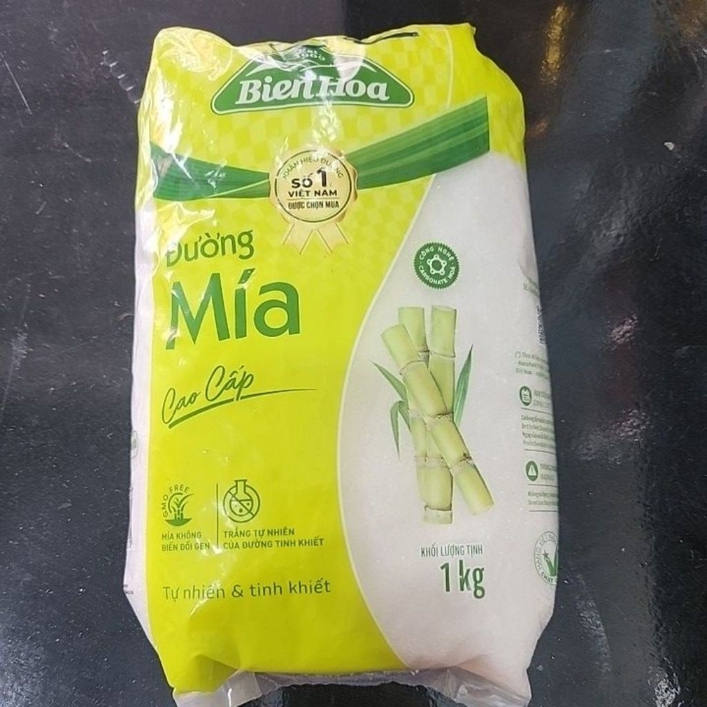 Đường Mía Tinh Luyện Biên Hòa Pure 1kg – Đường Trắng Ngọt Tự Nhiên