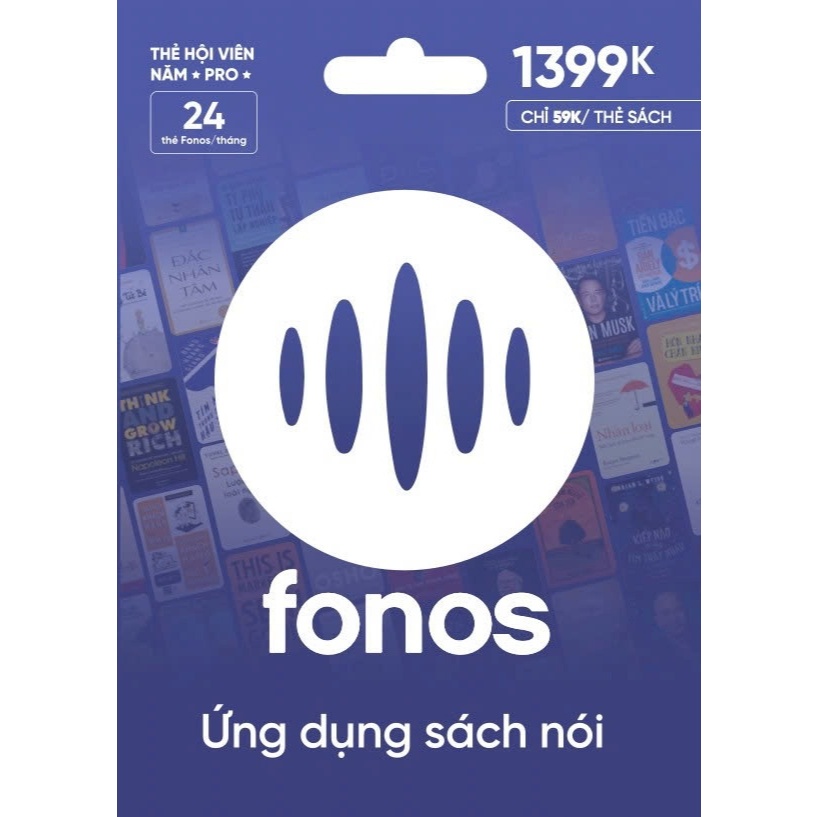 Thẻ Hội Viên Fonos Năm - Premium PRO