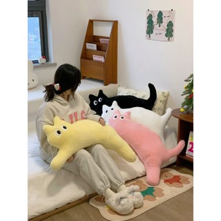 Cái gối Gấu Bông Mèo Dễ Thương - Gối Ôm Nhồi Bông Dài 99cm, Hình Mèo Đáng Yêu Thuận tiện tháo rời Cái gối