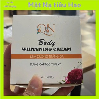  Kem dưỡng trắng da trắng cấp tốc bảy ngày body whitening cream 200g 