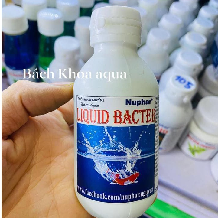 Dung dịch khử độc Liquid Bacter – xử lý nước mới thay, khử Clo, trung hòa độc tố, an toàn cho cá tép