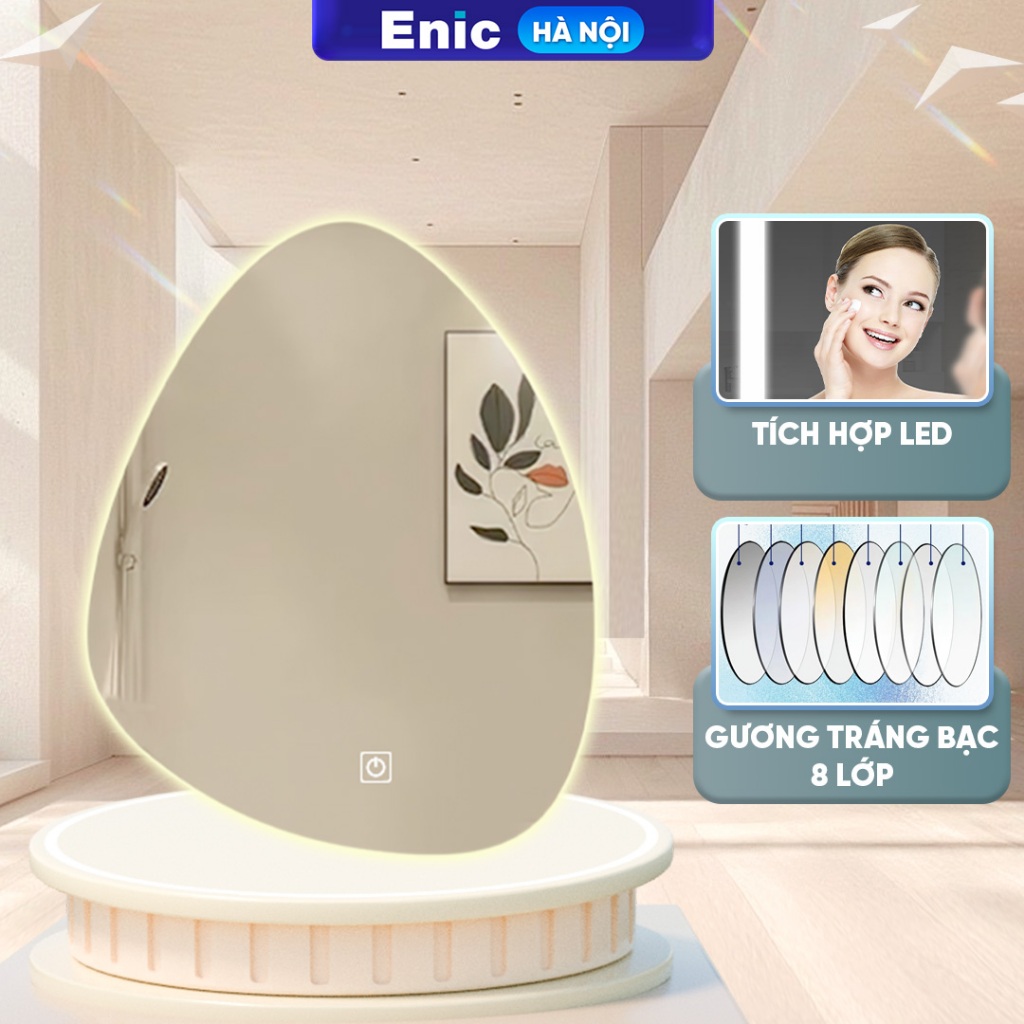 Gương giọt nước LED sau Enic, chống thấm chống rò rỉ điện.