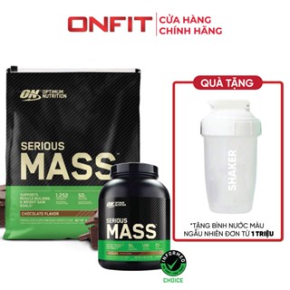  Sữa Bột Optimum Nutrition Serious Mass  6LBS 12LBS  Thực Phẩm Bổ Sung Giàu Đạm & Calo - Nhập khẩu USA | ONFIT 