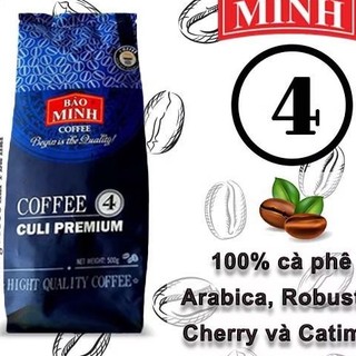 Cà phê rang xay số 4 - Bảo Minh - Bịch 500gr