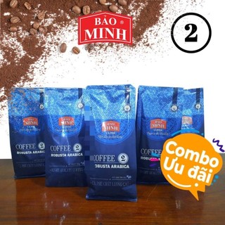   Combo 5 bịch   Cà phê Bảo Minh - Số 2-  Cà phê pha phin rang xay nguyên chất đậm vị 