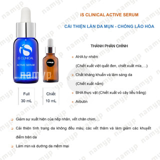 [US] [SHOPCHIET] Tinh chất Serum iS CLINICAL 10mL