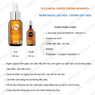 [US] [SHOPCHIET] Tinh chất Serum iS CLINICAL 10mL