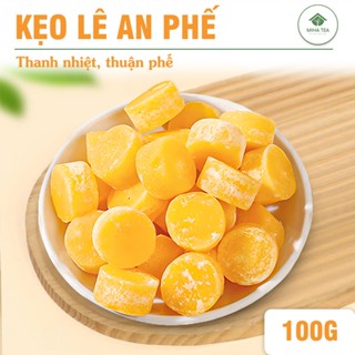  Kẹo lê an phế 100g kẹo ngậm ho nhà họ Chu giúp hỗ trợ giảm ho tiêu đờm khan tiếng - MIHA TEA 