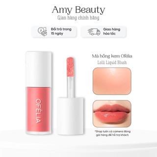 (Kèm mút tán) Má Hồng Dạng Kem Ofelia Lolli Liquid Blush 4.3g