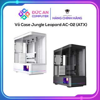Vỏ Case 2 Mặt Kính Cường Lực Jungle Leopard AC-02 (ATX) - Có Màn Hình LCD