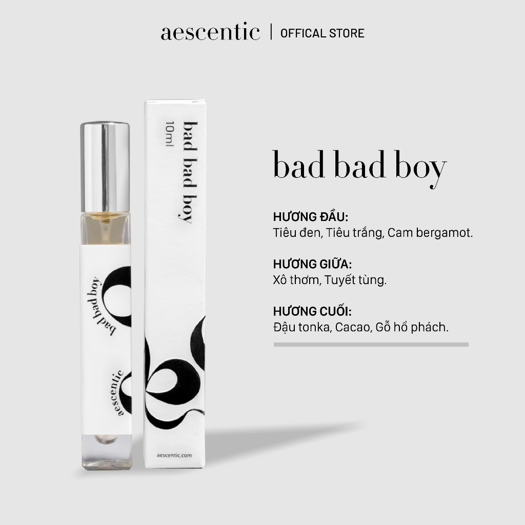 Nước hoa Aescentic BAD BAD BOY - 10ML