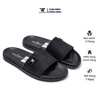 Dép da nam quai ngang, Bản Khâu Đế, RANYBELT GIÀY NAM CAO CẤP đế cao su chống trơn trượt mã RT32