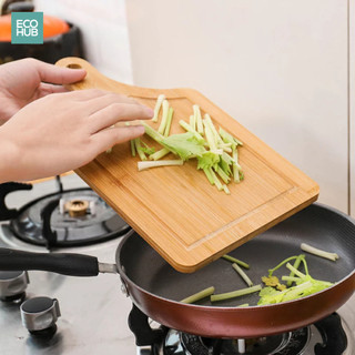 Thớt Tre Ecohub - Thớt Tre decor kháng khuẩn cao cấp để bánh mì, đế piza, cắt thái nhẹ...