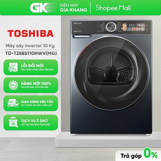  TD-T25BS110HWV MG  10 Kg | TD-T21B90HWV MG  8 Kg - Máy Sấy Bơm Nhiệt Toshiba  Freeship HCM  