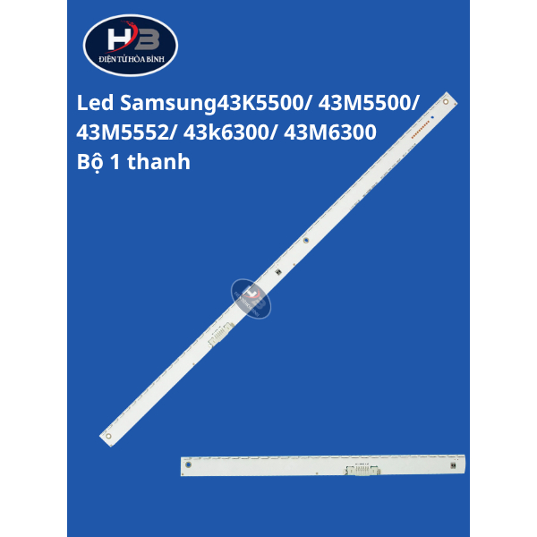 Bộ led tivi Samsung 43K5500/ 43M5500/ 43M5552/ 43k6300/ 43M6300 – Bộ 1 thanh