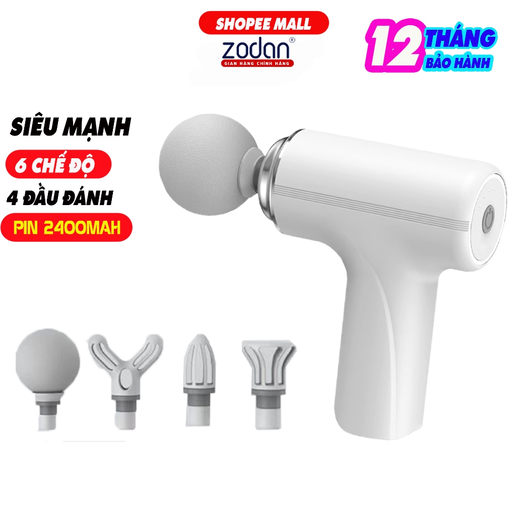 [BẢO HÀNH 2 NĂM] Máy mát xa cầm tay, máy massage ZODAN Z720 toàn thân KÈM GÓI BẢO HÀNH ĐIỆN TỬ 2 NĂM